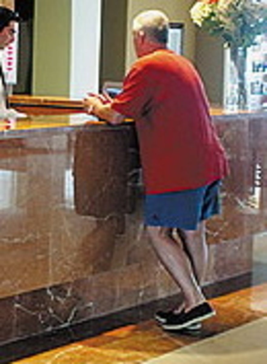 <p>person staying somewhere that is not their own home</p>