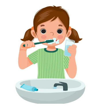To brush teeth