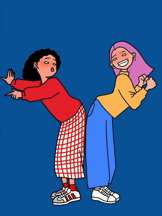 <p>close friends</p>