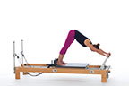 <p><strong>Setup</strong></p><ul><li><p>Starting in Up Stretch 1 position (page 54), feet flat on carriage, heels against shoulder rests</p></li><li><p>Resistance: light to medium | <strong>Springs:&nbsp; 1R (or 1R+1B)</strong></p></li></ul><p><strong>Movement</strong></p><ul><li><p>Inhale: Move legs back</p></li><li><p>Exhale: Move legs forward, return to start position</p></li></ul><p><strong>Muscle Focus</strong></p><ul><li><p>Spinal extensors</p></li><li><p>Hip extensors</p></li><li><p>Hip flexors</p></li><li><p>Scapular stabilizers</p></li></ul><p><strong>Objectives</strong></p><ul><li><p>Pelvic lumbar stabilization</p></li><li><p>Hip extensor control</p></li><li><p>Hip flexor control</p></li><li><p>Shoulder stabilization</p></li></ul><p><strong>Cues</strong></p><ul><li><p>Keep tailbone reaching upwards</p></li><li><p>Emphasize "in" phase of movement</p></li><li><p>Focus on hip disassociation</p></li><li><p>Keep trunk and shoulders stable</p></li><li><p>Keep movement small</p></li></ul><p></p>