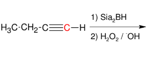 <p>Addition of H-OH to alkynes (forming aldehyde)</p>
