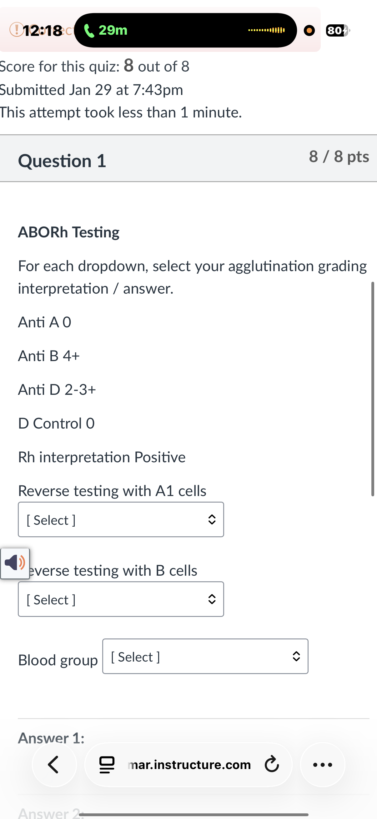 <p>A patient is typed A= (A negative).</p><p>That the patient is <span><span>Rh(D) negative</span></span> is an example of what genetic pattern?</p>