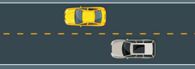 <p>What does a dashed yellow line mean?</p>