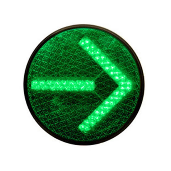 <p>How do you turn at a green arrow?</p>