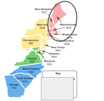 <p>What colonial region is this</p>