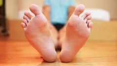 <p>sole of foot</p>