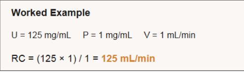<ul><li><p>a plant polysaccharide and not naturally synthesized in body</p><ul><li><p>is infused </p></li></ul></li><li><p>Freely filtered, NOT reabsorbed, NOT secreted</p></li><li><p>Therefore: RC(inulin)is used to estimate GFR</p><ul><li><p> it rate is the GFR = 125 mL/min</p></li></ul></li></ul><p></p>