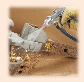 <p>sandblasting</p>