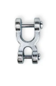 <p>Large Double Clevis Shackle w/Anti-Theft Bolts</p>