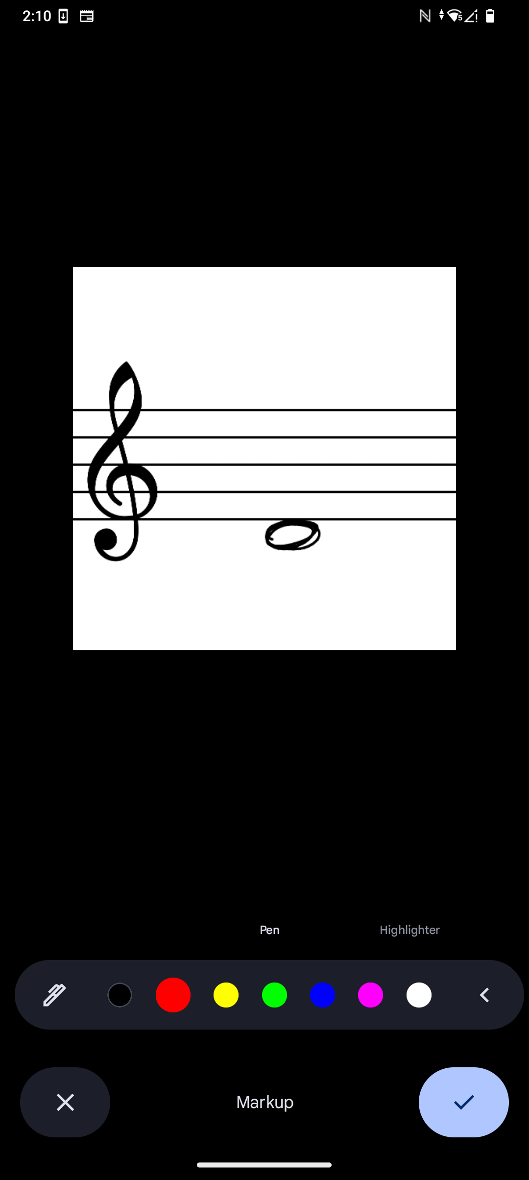 <p>Second string on the left, no fingers</p>