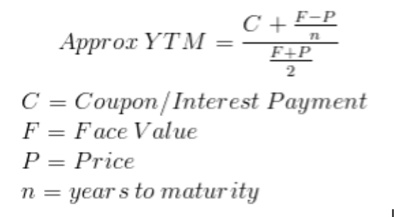 <p>What is the Yield of the Bond:</p><p>A $1,000 Face value bond currently priced at $1,045 and a coupon rate of 6.1%.&nbsp; The bond has 7-years left to maturity.</p>
