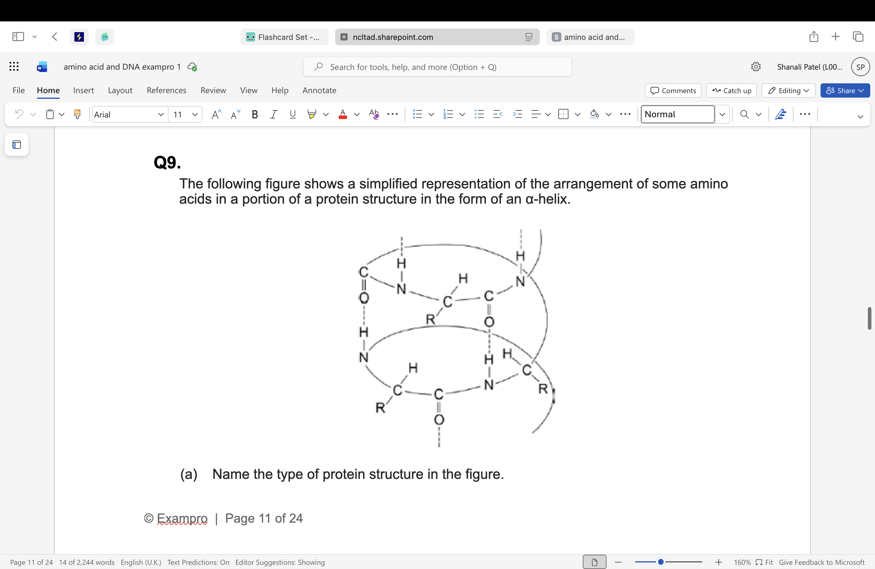 <p><span style="line-height: 16px;">(b)     Explain the origin of the interaction represented by the dotted lines in the figure above.&nbsp;</span></p>