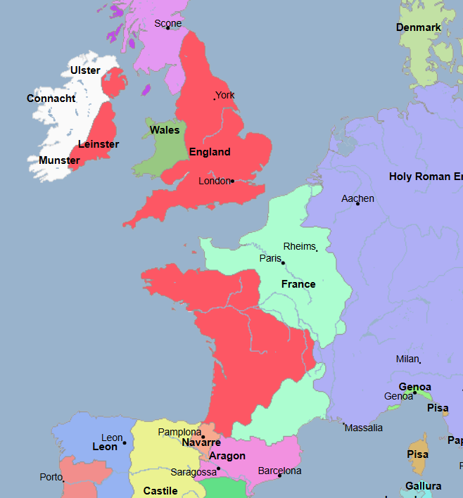 <ul><li><p>21st King of England and 2nd King of the House of Plantagenet</p><ul><li><p>He was nicknamed “Lionheart” for his military prowess, bravery, and ruthlessness and his being gloried in war</p></li><li><p>Before coming to the throne, he spent most of his life in France as the Duke of Aquitaine and ruling the land of his mother Eleanor while fighting his father Henry II and his brothers</p></li><li><p>He grew up in an atmosphere of intrigue</p></li><li><p>When his elder brother died and he became heir, his father wanted him to leave Aquitaine and come to England</p></li><li><p>Upon assuming the throne, he released his mother, who had been confined at Winchester for supporting him against her husband</p></li><li><p>He had little interest in women, but married Berengaria, the daughter of the king of Navarre</p></li></ul></li><li><p>He led the English forces during the Third Crusade in which he</p><ul><li><p>He raised money for an expedition to Palestine to crusade there</p></li><li><p>Seized Cyprus</p></li><li><p>Seized Acre, with the help of Philip II / Philip Augustus of France</p></li><li><p>Defeated Saladin and the Ayyubid Sultanate in the Battle of Arsuf</p></li><li><p>Seized Jaffa</p></li><li><p>Was defeated at Jerusalem in the Battle of Jerusalem</p></li><li><p>Was defeated by Saladin and the Ayyubid Sultanate, thus ending the conflict</p></li><li><p>Made a truce with Saladin and the Ayyubid Sultanate in which he</p><ul><li><p>Was able to keep a few coast towns</p></li><li><p>Was able to make it so that Christians were promised free access to the Church of the Holy Sepulchre in Jerusalem</p></li></ul></li><li><p>Refused to go see Jerusalem despite unarmed parties from the crusading forces visiting it after the truce was made</p></li></ul></li><li><p>He nearly bankrupted England when, after returning from the Third Crusade, was captured by the duke of Austria, who, after imprisoning him in Vienna, had turned him over to Holy Roman Emperor Henry VI who demanded a ransom of 150K gold marks</p><ul><li><p>Despite never being paid in full, the first installment of the ransom strained England’s resources</p></li><li><p>He was eventually freed after a large ransom was paid for him</p></li></ul></li><li><p>After he was freed, he and his forces defeated Philip Augustus and his French forces in the Battle of Freteval, in which they reconquered their fiefs in Vexin, the French territory of England</p></li></ul><ul><li><p>The Troubadours in France loved him and he himself composed Troubadour lyrics</p></li><li><p>For seven years in a row he had not received Holy Communion and eventually called one of his chaplains and confessed about it</p><ul><li><p>With his soul at peace, he directed that his body be embalmed, his brain buried in the Abbey of Charroux at Poitiers, his heart in the Normal capital of Rouen, and his corpse laid at the feet of his father in the abbey of Fontevrault</p></li><li><p>For ten years he was king of England, but spent less than 6 months in the country</p></li><li><p>He died when he was besieging the castle of a disobedient baron when a bolt from a crossbow struck him in the left shoulder</p><ul><li><p>When he tried to pull it out the wood broke, leaving the iron barb embedded</p></li><li><p>He survived for 11 days</p></li></ul></li></ul></li></ul><p></p>