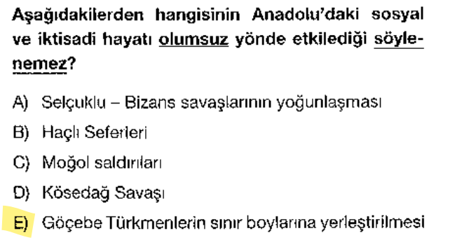 <p>Türkmenlerin sınırlara yerleştirilmesi (iskan politikası) sınır güvenliğini sağlamış ve bölgenin Türkleşmesini hızlandırmıştır; bu olumlu bir gelişmedir.</p>