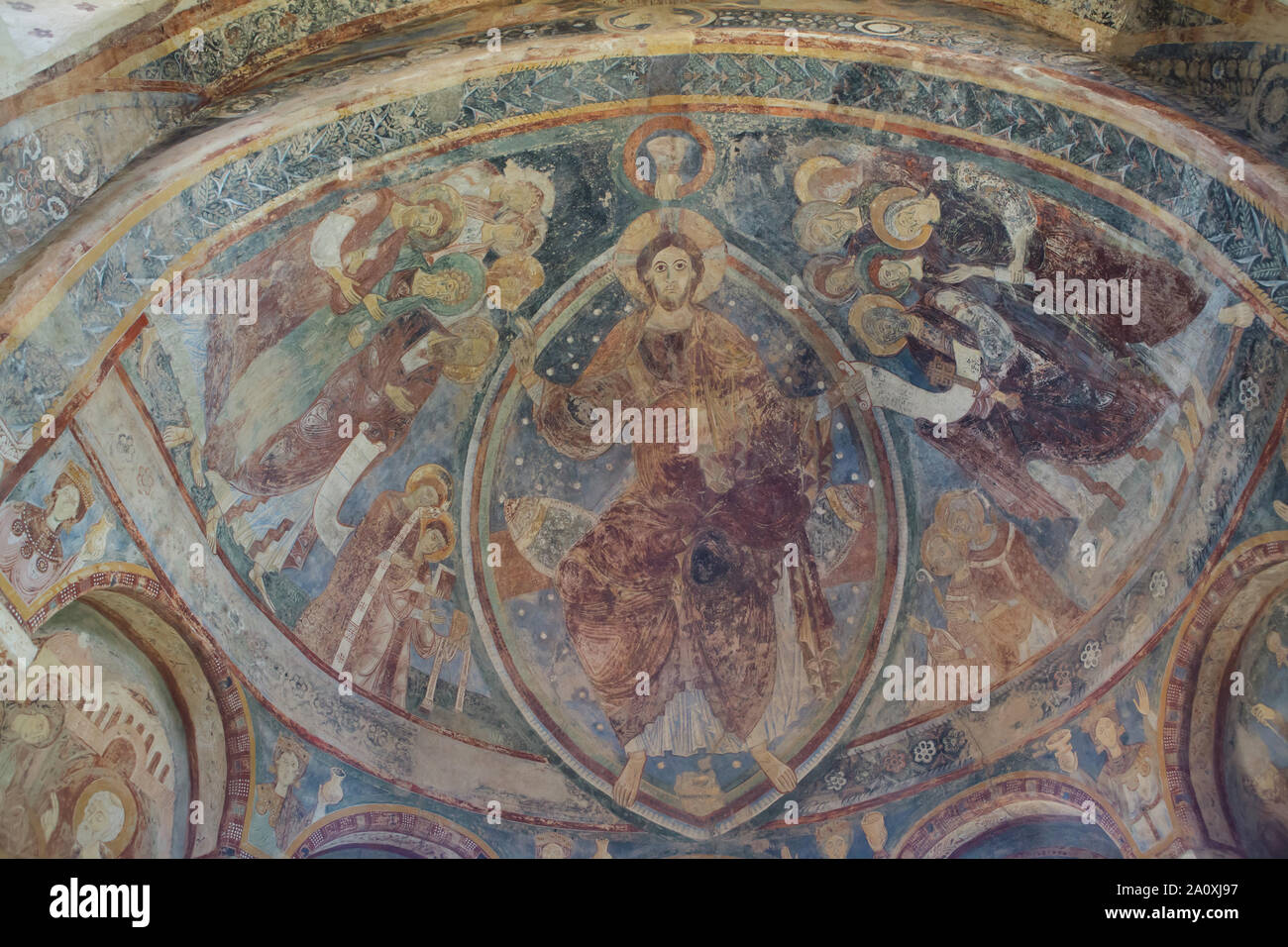 <p>The tympanum of Berzé la Ville represents Pentecost, illustrating the Holy Spirit descending upon the Apostles, a crucial event in Christian history highlighting the empowerment of the Apostles to preach the Gospel in Romanesque art. </p>