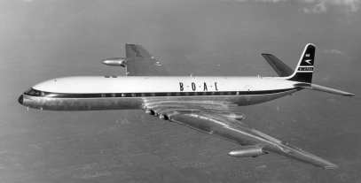 <p>World’s 1st commercial jet airliner</p>