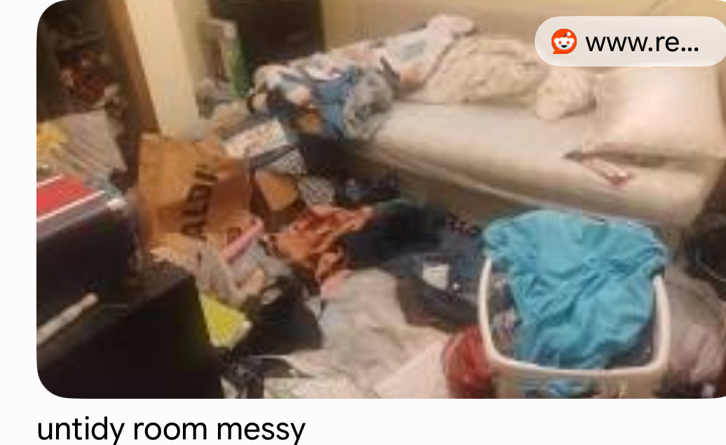 <p><span>untidy</span></p>