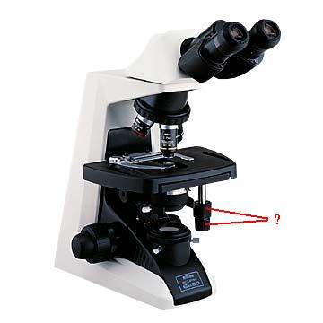 <p>Identify the indicated parts of the microscope</p>