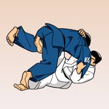 <p>MASUTEMI-WAZA. Foot on the thigh</p>