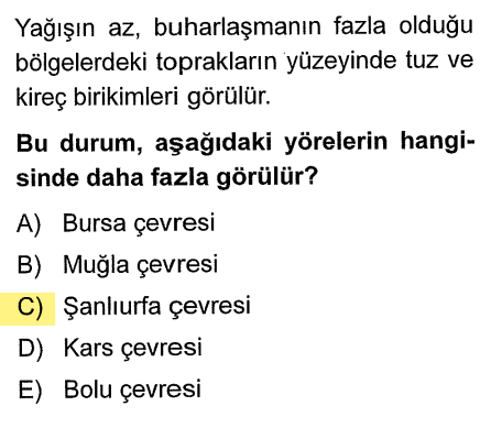 <p>Şanlıurfa, şiddetli buharlaşmanın ve kuraklığın yaşandığı bir yerdir. Toprak içindeki su yukarı doğru çekilirken tuzu da yüzeye getirir.</p>