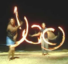 <p>spinning around</p>
