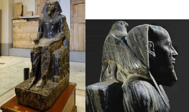 <p>Khafre Enthroned</p>