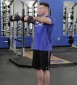 <p>Front raise target muscle and joint action</p>