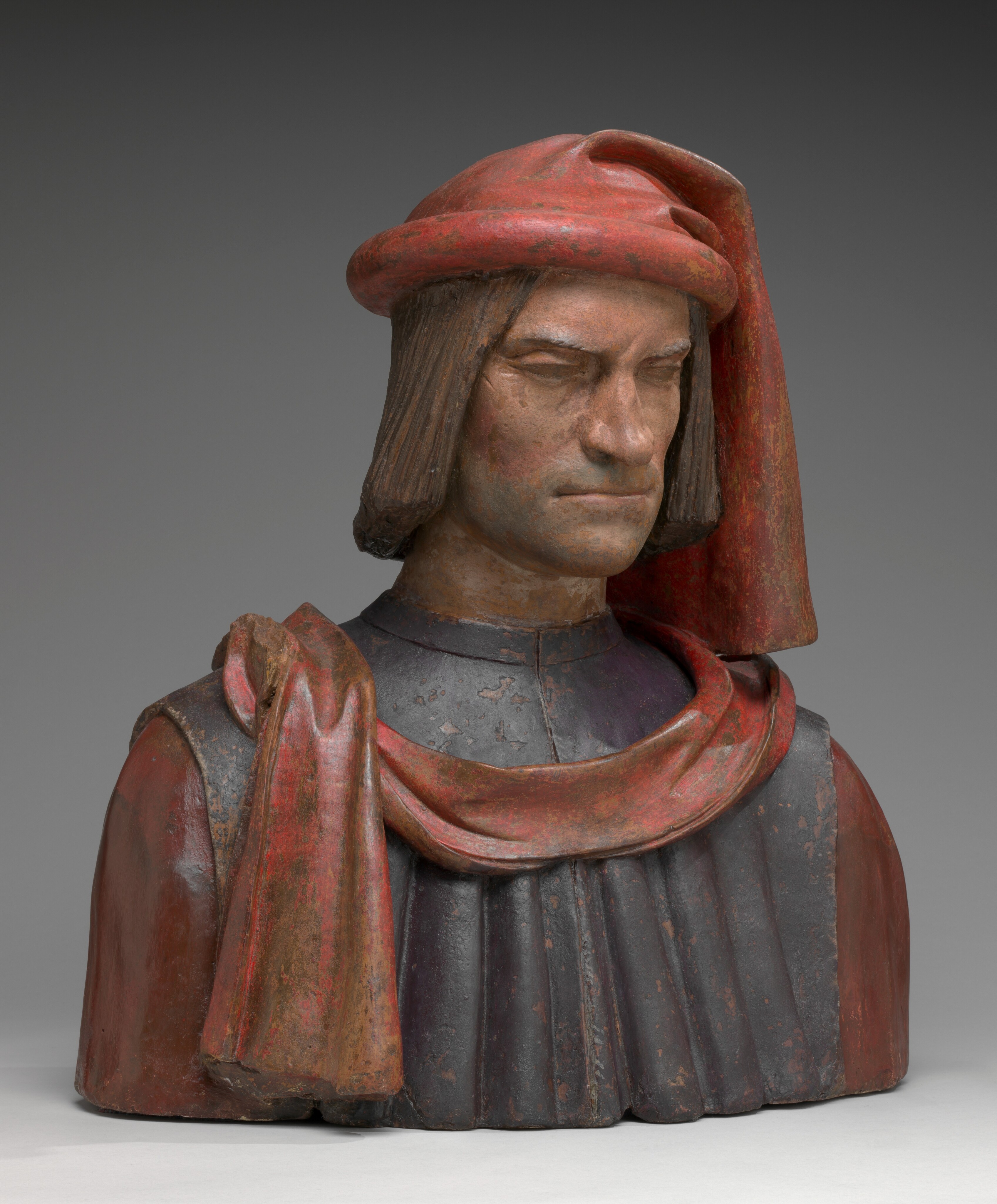 <p><span style="background-color: transparent;">Lorenzo de Medici, <strong>The Magnificent</strong>, <em>Verrocchio</em>&nbsp; (Italian Renaissance)</span></p>