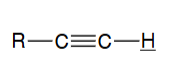 <p>Terminal alkyne</p>