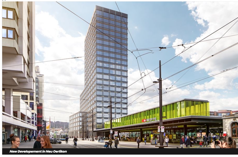 <p>Former industrial sites in Neu-Oerlikon were converted into a new living and working district. The transformation required new housing, offices, open spaces, infrastructure and special building regulations </p>