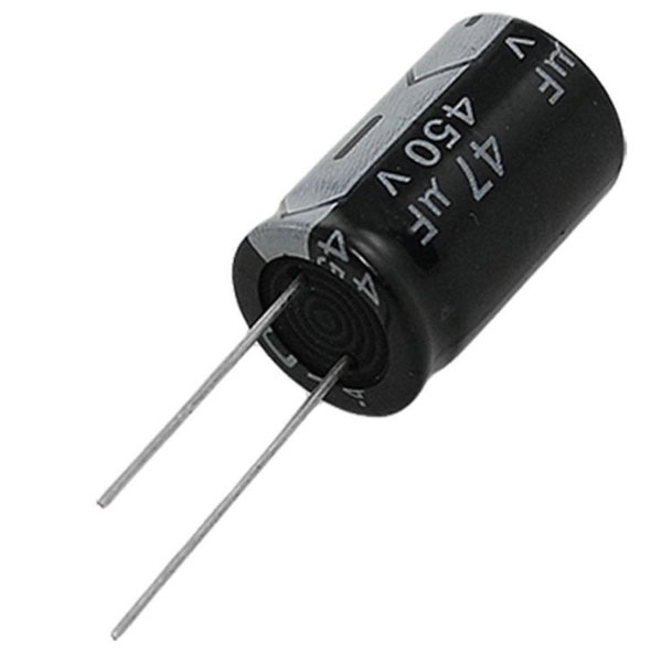 <p>An electronic component that stores and releases electrical energy when needed. </p>
