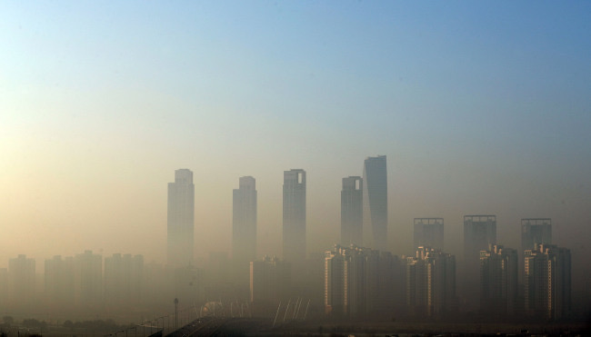<p>미세먼지</p>
