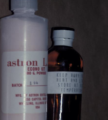 <p>Astron- requires light cure</p>