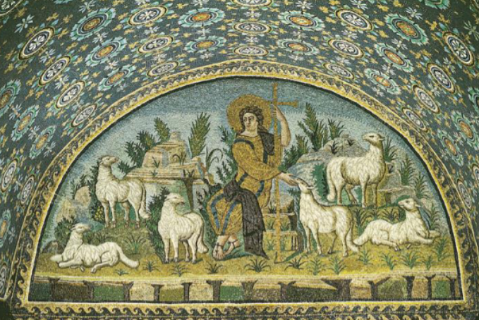 <p>What is this mosaic representing?</p>