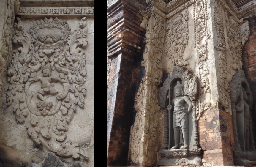 <p>Preah Ko (sanctuaire aux ancêtres) Hariharalaya 879 (fin IXe siècle) Indravarman Ier</p>