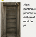 <p>Pit ladder</p>