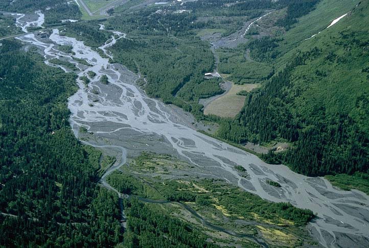<p>Braided Streams are complex network of channels </p>