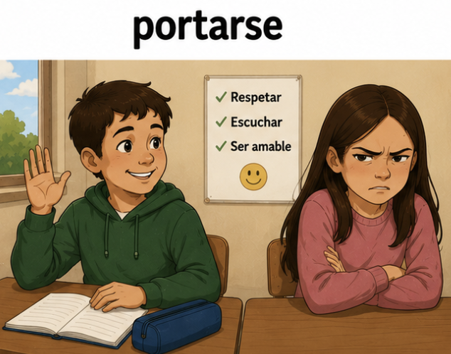 <p>portarse</p>