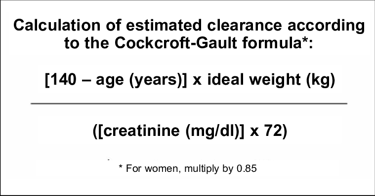 <p>Answer: Creatinine clearance, not true GFR.</p><p>Extra Information:</p><ul><li><p>It remains commonly encountered for medication dosing.</p></li></ul><p></p>