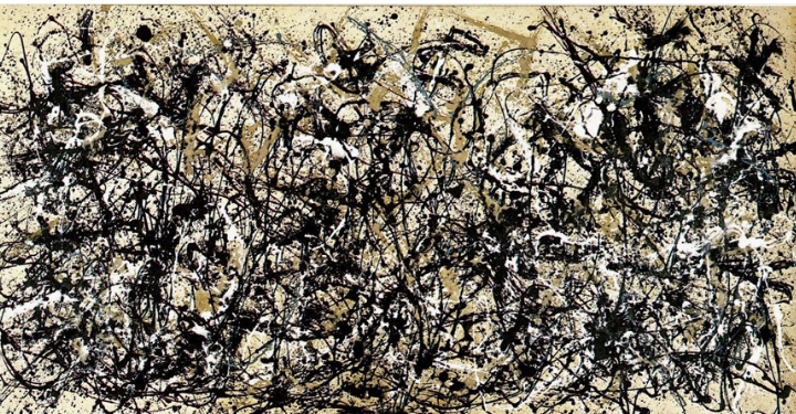 <p>Jackson Pollock's 'Autumn Rhythm (Number 30)'</p>