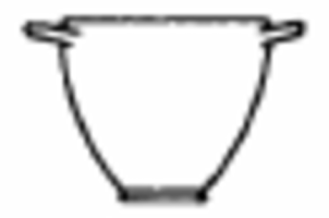 <p>vase shape?</p>