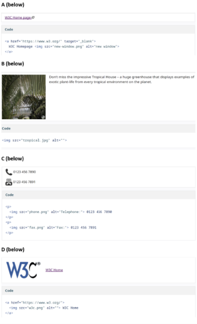 <p>Identify/state the type of image used in each of the four pages below. Explain what each image helps to achieve in each page.</p>