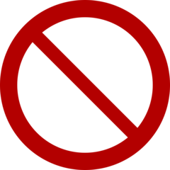 <p>not allowed</p>