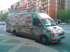 <p>van or pickup truck</p>