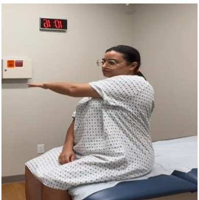 <ul><li><p><strong>Patient: </strong>adduct arm across chest</p></li><li><p><strong>You: </strong>ask pain?</p></li></ul><p></p><p><strong>Positive test: </strong>problem with acromioclavicular joint</p><ul><li><p>Pain provocation test</p></li></ul><p></p>