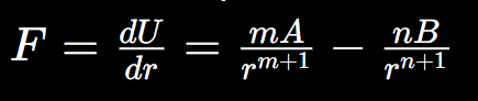 <p>By differentiating bond energy with respect to r.​</p>