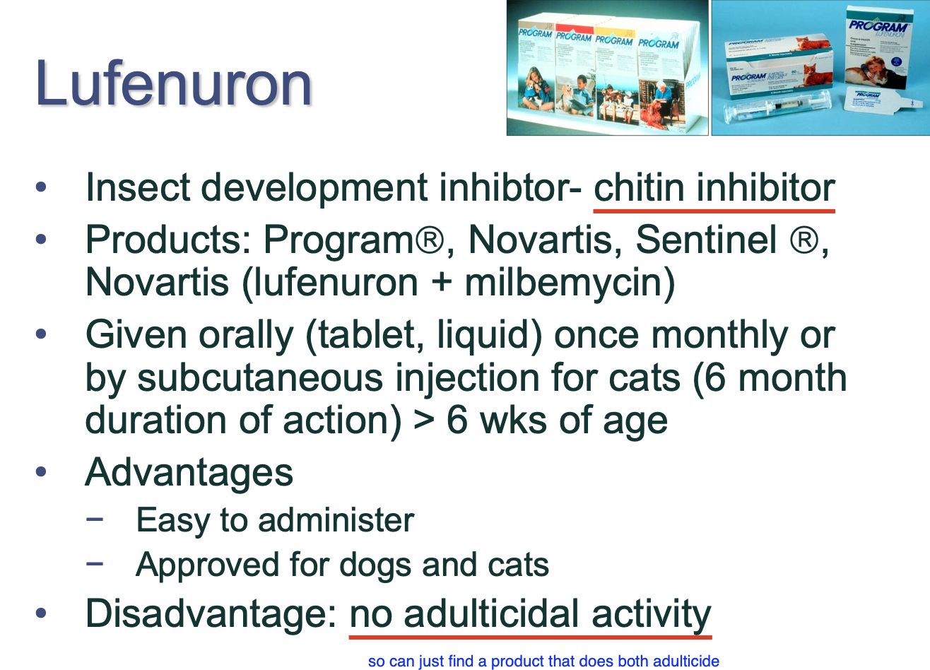 <p>insect development inhibitor than inhibits chitin.</p>