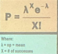 <p>POISSON'S DISTRIBUTION</p>