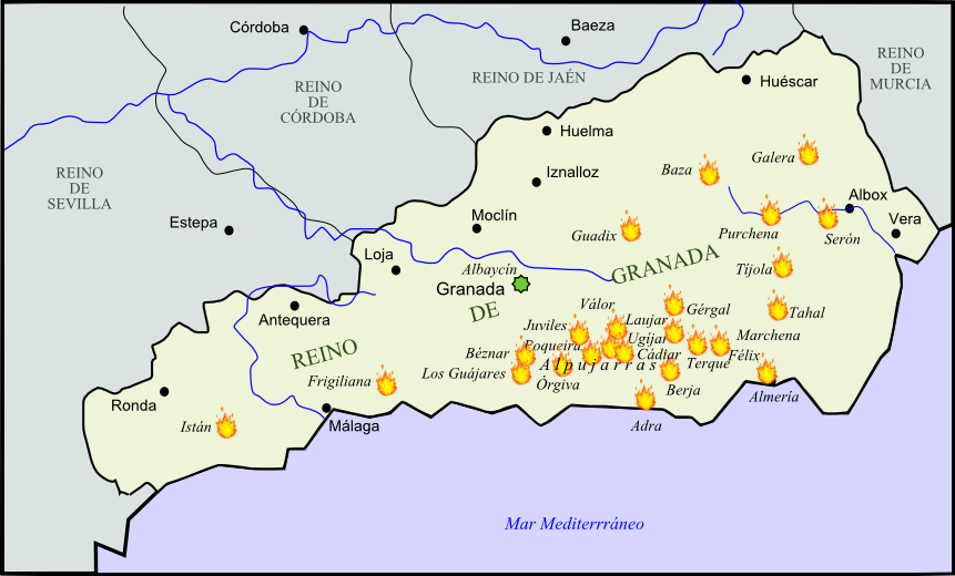 <p>1568 - 1571 - Morisco Revolt (All Facts) </p>