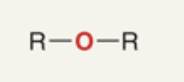 <p>Organic compounds consisting of an oxygen atom connected to two alkyl or aryl groups, with the general structure R-O-R'. </p>